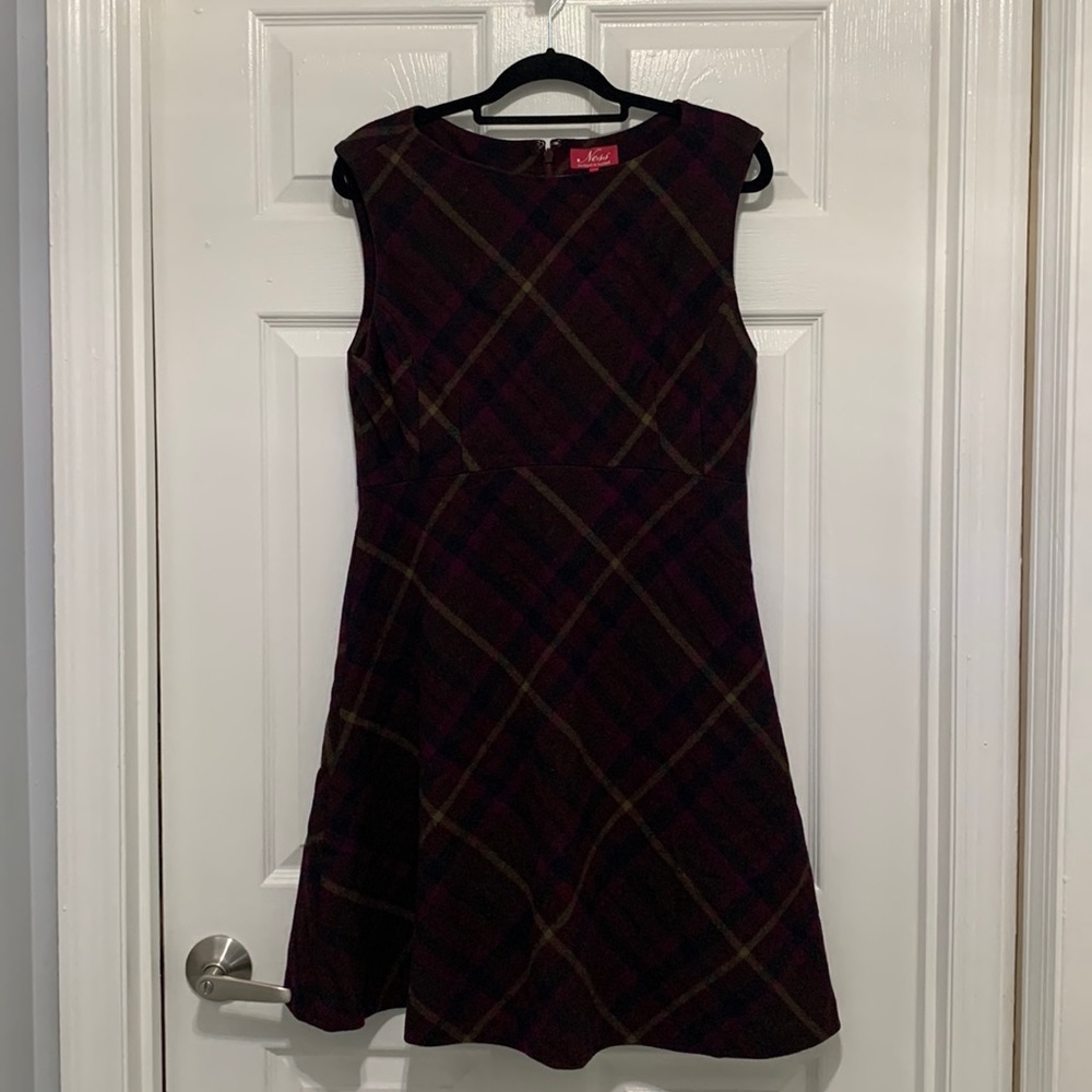 Ness Scotland Tartan Plaid Penelope Dress